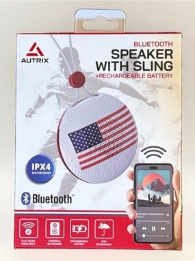 Bluetooth Speaker with Sling — USA Print